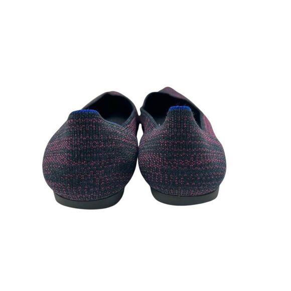 Rothy's Retired The Point Heathered Magenta Purple Flats Size 8.5 - Picture 3 of 7